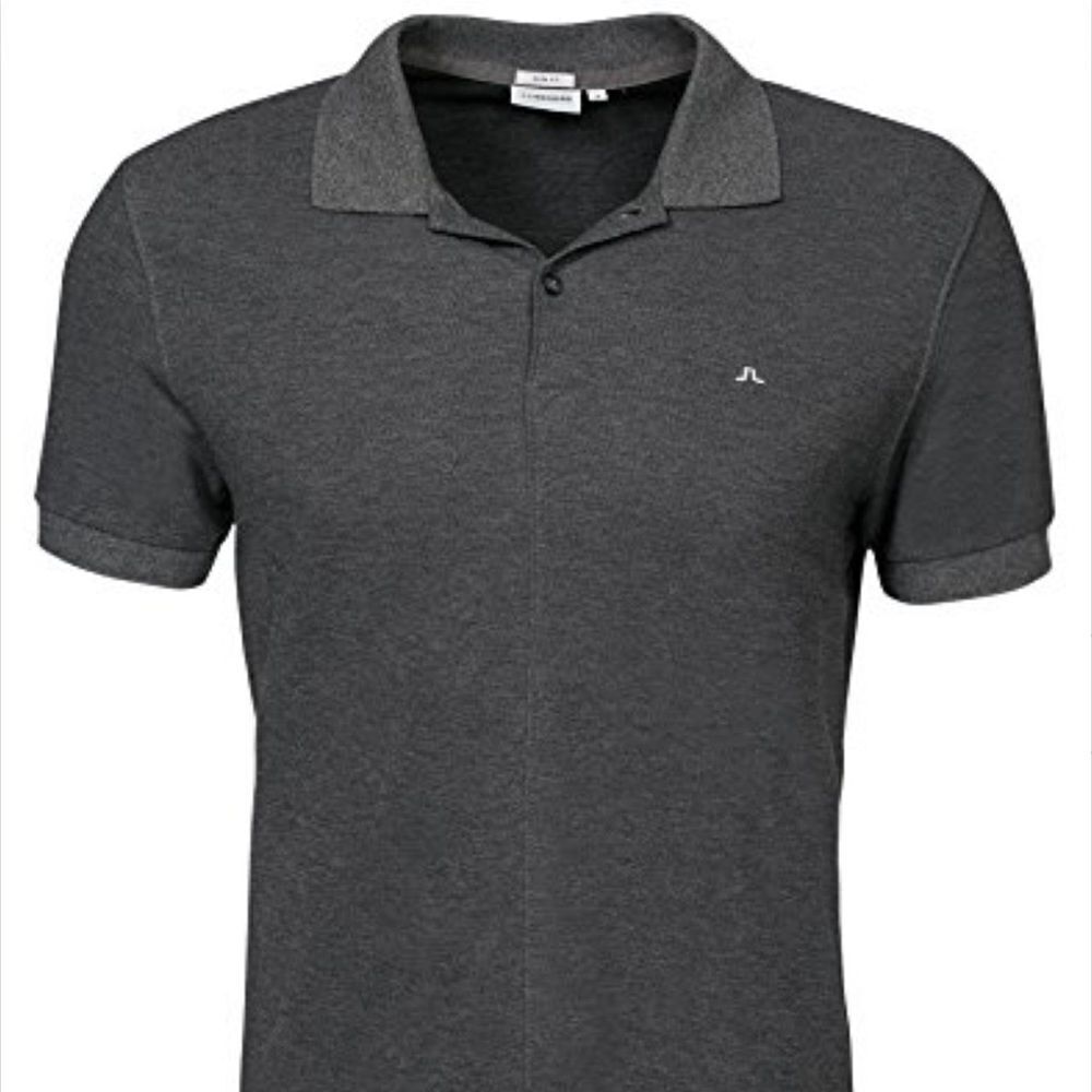 J.Lindeberg Rubi Slim JL Pique, Dark Grey Melange, Medium